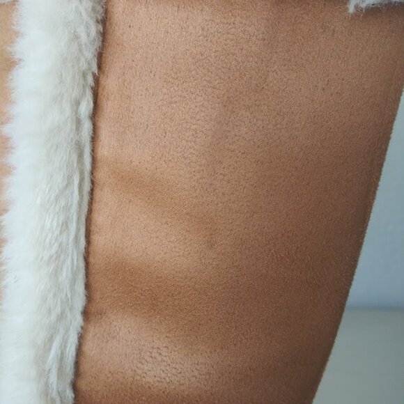 Rampage girls size 2 brown and white knee high boots - Picture 13 of 16